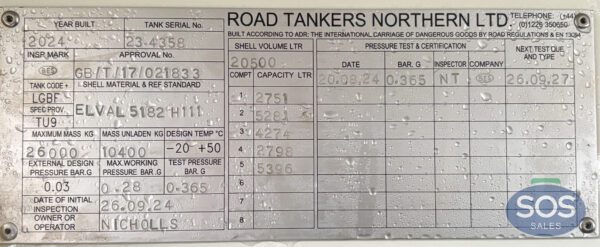 2024 DAF FAN CF340 Rigid Tanker - Image 12