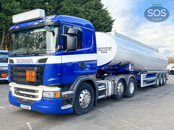 2017 Scania R450 LA6X2 Tractor Unit + 2016 GRW 42800L 6 Comp Fuel Trailer