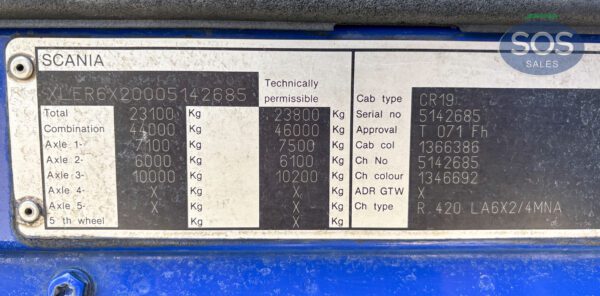 2006 Scania R420 P3 LA Tractor Unit - Image 12